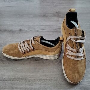 Sorel Out N About Plus Sneakers Brown Suede Leather Low Top Shoes Womens 8.5